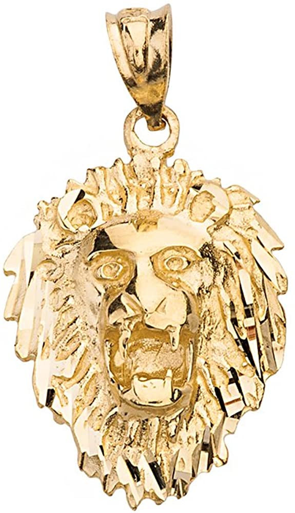 Leo Zodiac Sign Charm Roaring Lion Head Pendant | The Zodiac's